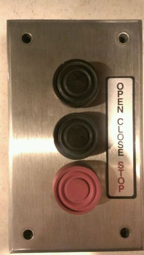 Open close stop Control Station,SS,3 Buttons,Nema 4X