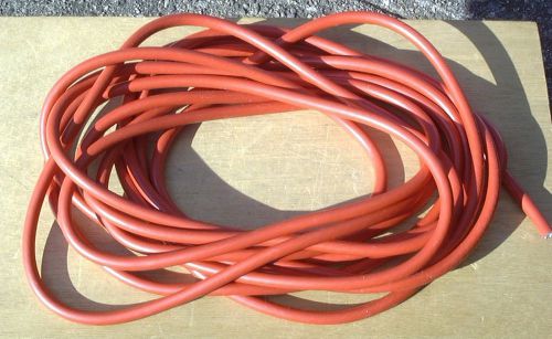 Red Welding / Battery Cable Flexible Copper 30 feet 1/4&#034; + Thick Tesla Coil