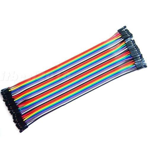 40Pin 20cm 2.54mm Female to Female Dupont Wire Connector Cable for Arduino DTEG