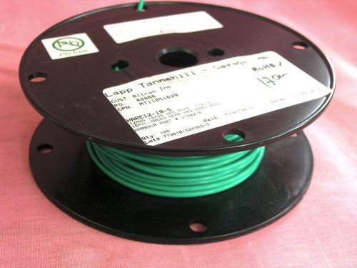 12awg gauge stranded hook up wire green 100 ft  hp3  600 volts type e teflon for sale