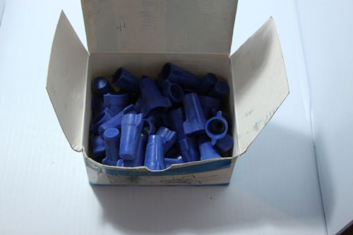 Brand new ideal 30-454 blue wing nut wire connector, qty 41, partial box for sale