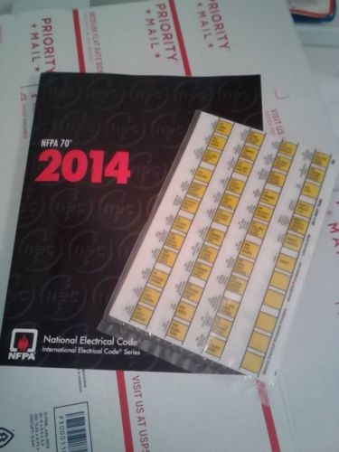New NFPA 70 National Electrical Code (NEC), 2014 paperback with free index tabs