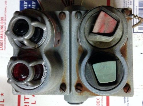 Crouse hinds  box explosion proof pilot lights  industrial control  equipment for sale