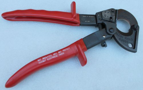 Klein tools - 63060 - ratcheting cable cutter - electrical made in germany mint for sale