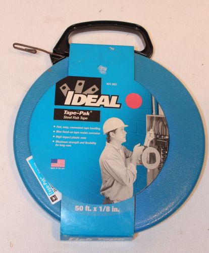 Ideal 31-056 fish tape 100&#039; 1/8&#034; new tuff grip for sale
