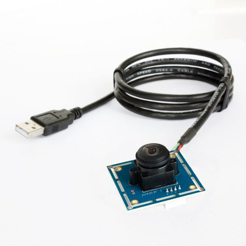 180 degree Wide view Angle hd 1080P Fisheye USB Camera CMOS for Android system.
