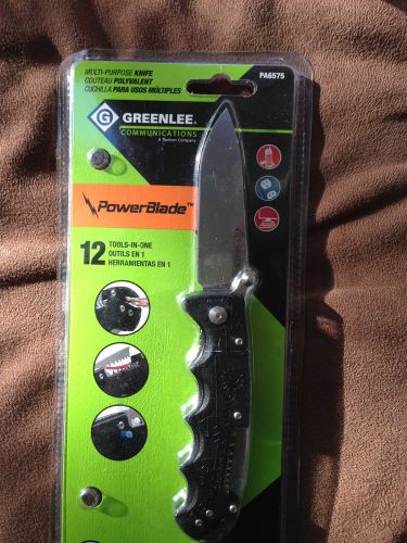 NEW GREENLEE ELECTRICIAN&#039;S MULTI PURPOSE  KNIFE #PA6575
