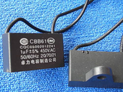 FAN Metallized Capacitor 450V 50/60Hz 1uF CBB61