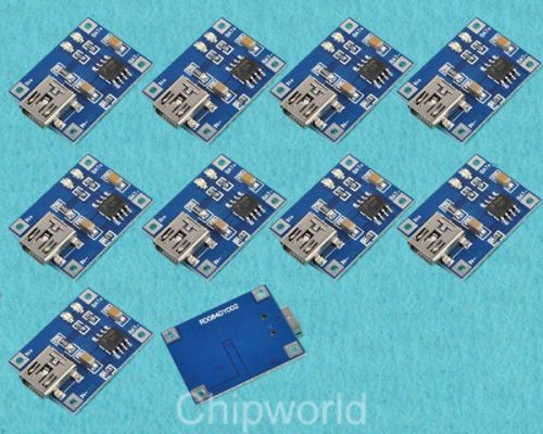 10PCS 5V 1A Mini USB Lithium Battery Charging Board Battery Charger Module NEW