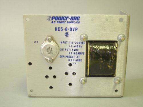 Power One DC Power Supply HC5-6/OVP