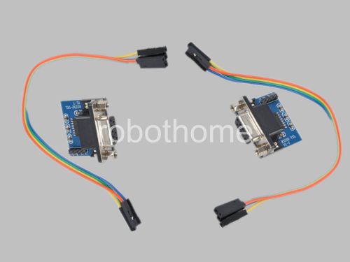 2pcs max232cse transfer chip rs232 to ttl converter module com serial board for sale