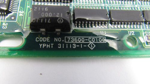 YASKAWA 73600-C0100 SI-G ENCODER ORIENTATION CARD PCB