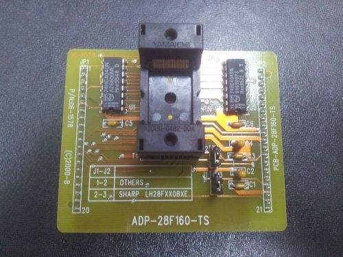 ADP-28F160-TS TSOP48 YAMAICHI IC SOCKET Adapter for HI-LO ALL-11 Programmer