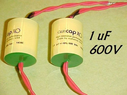 1uf at 600v audience auricap xo high resolution audiophile film capacitors:qty=6 for sale