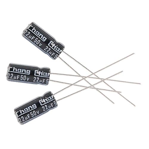 New 20 x 50v 22uf 105c radial electrolytic capacitor 5x11mm for sale