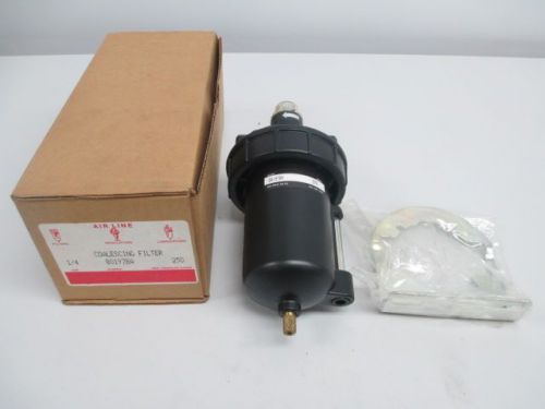 New air line b0197ba coalescing 250psi 1/4 in pneumatic filter d241714 for sale