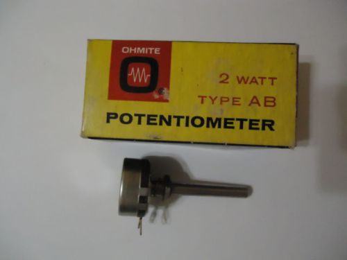 Potentiometer 1k ohm 2w type u linear cat. no. cu-1021 for sale