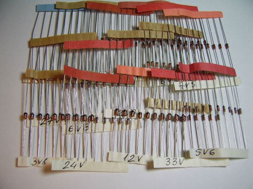 150x zener diodes 15 values for sale