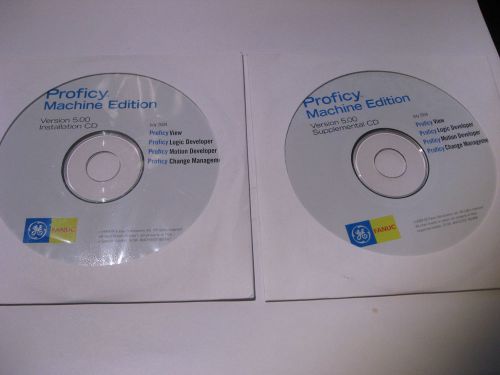 GE Fanuc Proficy Machine Edition 5.00 Software CD-ROM - Used