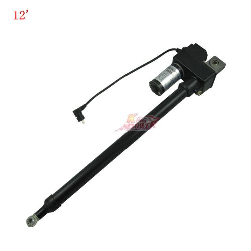 12&#034; linear actuator 200lb adjustable stroke 12-volt dc without mounting brackets for sale
