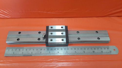 THK HRW27 Linear Guide Rail with 1 Bearing Block (12&#034; Inches)