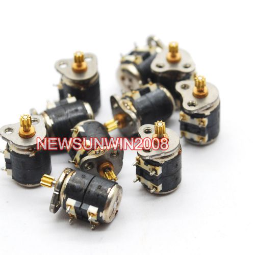 10pcs canon 3v-5v dc 2 phase 4 wire micro stepper motor for mcu learning board for sale