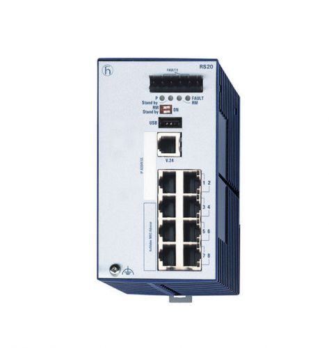 Hirschmann - RS20-0800T1T1SDAE - Industrial-Ethernet - Rail Switch