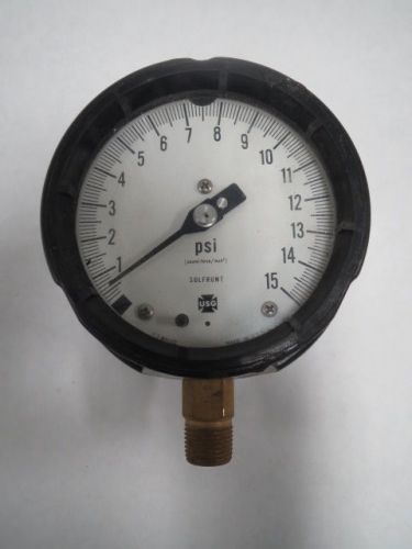 Usg pressure solfrunt 1-15psi 4in 1/2in gauge b201581 for sale