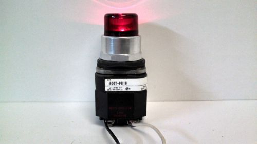 GUARANTEED! TESTED! ALLEN-BRADLEY ILLUMINATED RED PUSH BUTTON SWITCH 800T-PB16