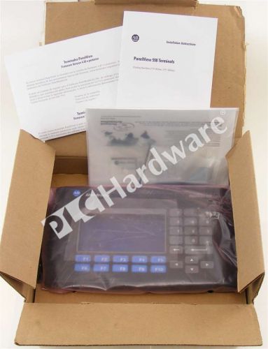 New Allen Bradley 2711-K5A1 /H PanelView 550 Mono/Keypad/RIO/RS-232Prt 2012