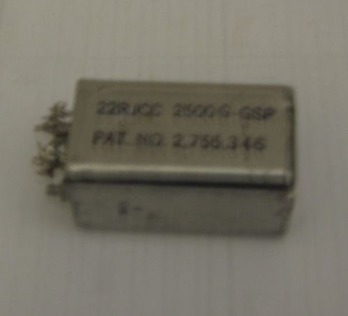 Sigma Relay, Hermetically sealed, 22RJCC  2500G-GSP