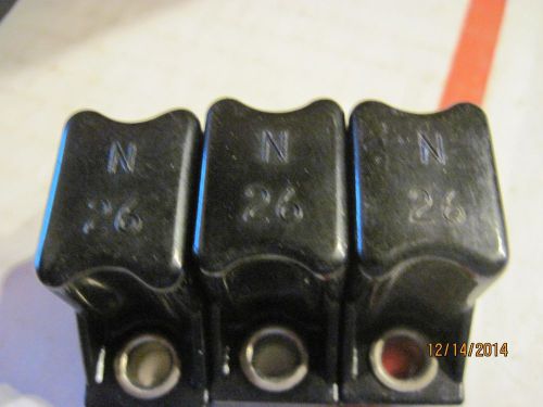 LOT OF 3 Allen Bradley heater coils N 26  A&amp;B N26
