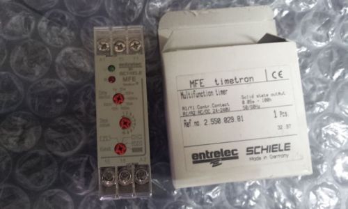 SCHIELE TIMETRON MFE MULTIFUNCTION TIMER SOLID STATE OUTPUT 2.550.029.81 (1pc)