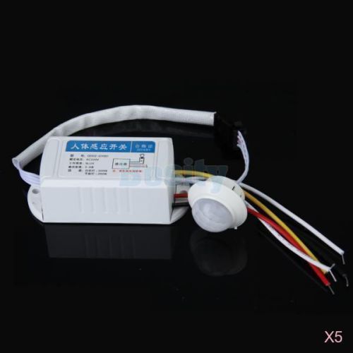 5x ir infrared body sensor module intelligent light motion sensing switch ac220v for sale
