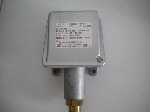 New united electric h100 270 95166 pressure switch for sale