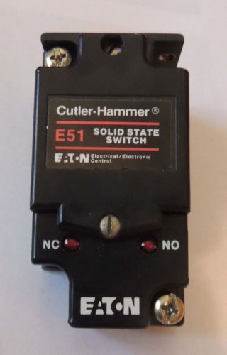 Cutler Hammer switch E51SCN New no box Ser. B2