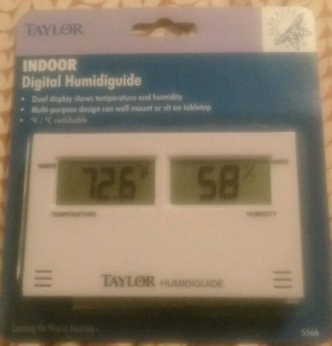 Taylor precision 5566 battery operated 40-160°f digital hygrometer &#034;new&#034; for sale