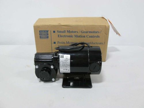 New bodine 42a4bepm-5l 1/6hp 130v-dc 200rpm gear 10:1 electric motor d383118 for sale