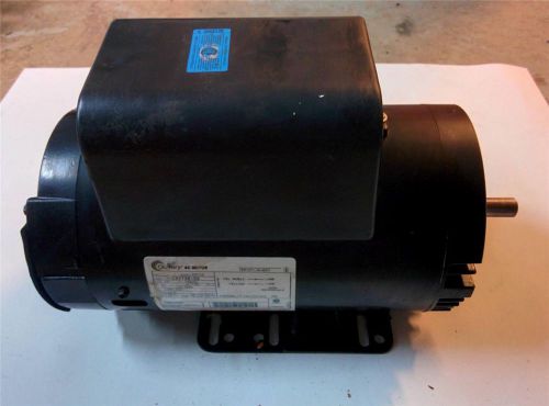 Century 5hp single phase 230v electric motor 3450 rpm 56 frame for sale