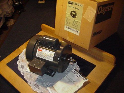 Dayton 5K121AE Industrial Motor 1/3 HP 1725 RPM, Single Phase, 115/230 Volt NEW!