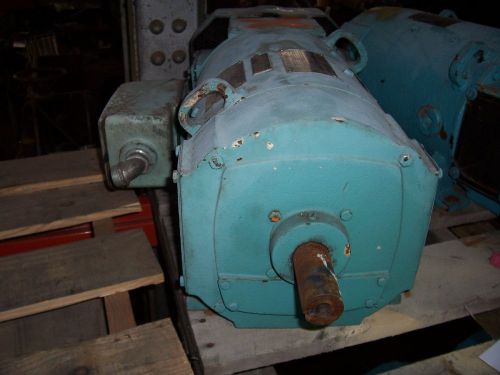 DC Motor, General Electric, 10 Hp, 1750/2300 Rpm, 500 Volts, Frame CD259AT