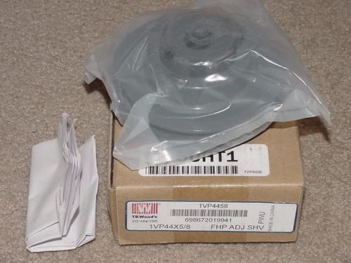 T b wood&#039;s v-belt pulley 1vp4458 5uht1 4.15 od 5/8 bore variable pitch - new for sale