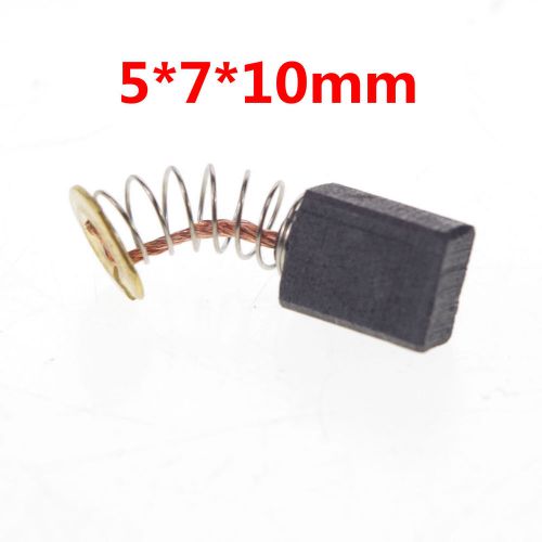 Carbon brushes 5mm x 7mm x 10mm  for generic electric motor x4 for sale