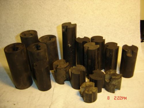 LOT OF 16 PEICES- LOVEJOY COUPLING SS MIXED SIZES