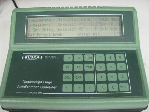 Ruska Instrument - model 2411 Deadweight Gage Autopromp Converter - FF27