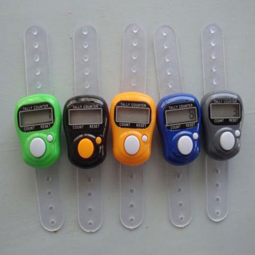 Hot New 5-Digit LCD Digital Hand-Held Counters  Counter Random Color Cute