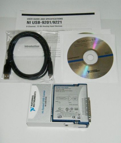 *Tested* National Instruments NI USB-9201 8-Ch Analog Input Module in Carrier