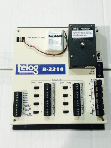 Telog Recorder Model R-3314 14-Channel Paperless Recorder W/M324 Modem