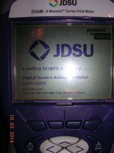 JDSU DSAM 3600B, used, tested at Cal Lab, repaired and calibrated. DOCSIS 2.0