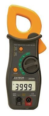 Extech 38389 clamp meter 600a ac/dc with temp for sale